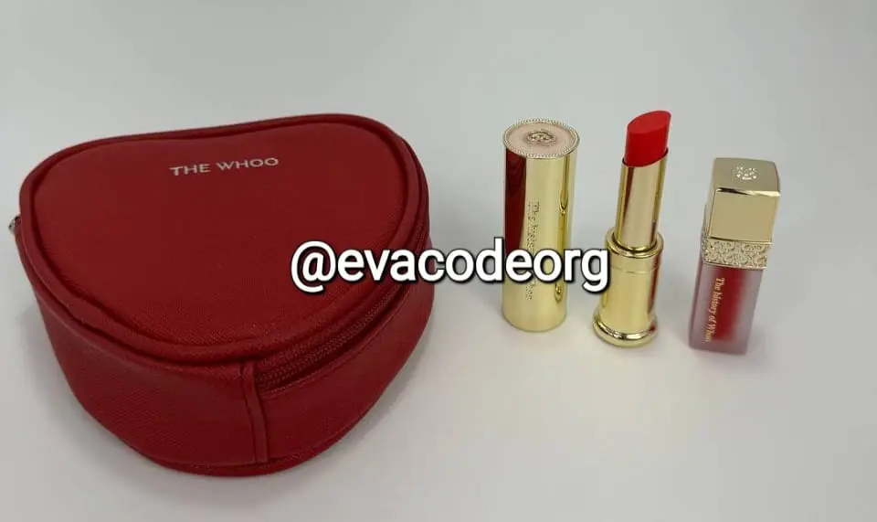 The History of Whoo Gongjinhyang: Mi Glow Lip Balm Red Special Set (140 g)