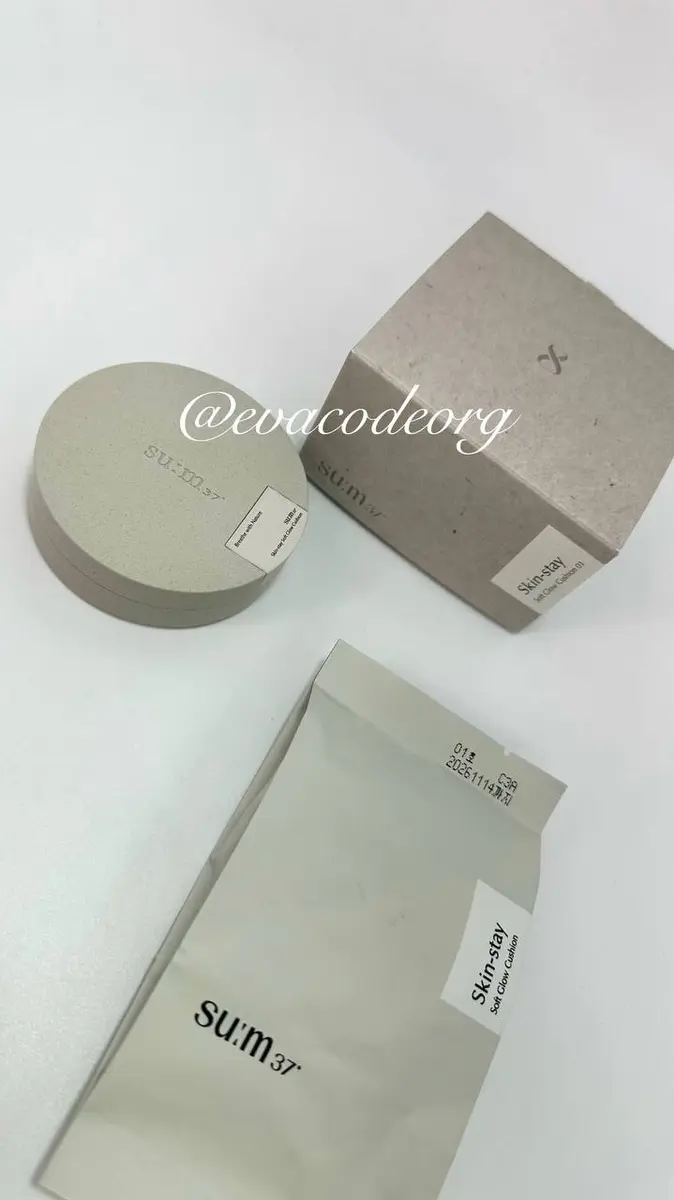 SU:M37 Skin-stay Soft Glow Cushion 1 refill SPF50+/PA+++ (BOX 24) (150 g)