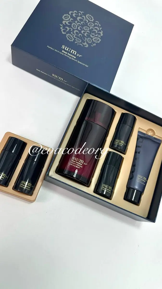 SU:M37 Dear Homme Perfect All-in-one Firming Serum 110 ml Special Set RED (890 g) (Box 6)
