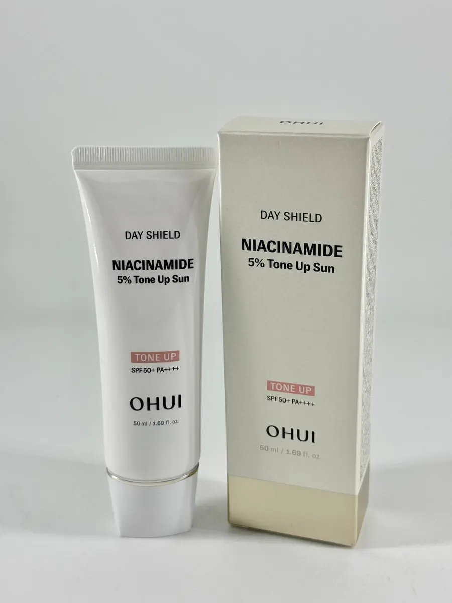 O HUI Day Shield NIACINAMIDE 5% Tone Up Sun SPF50+/PA++++ (BOX 40) (80 g)
