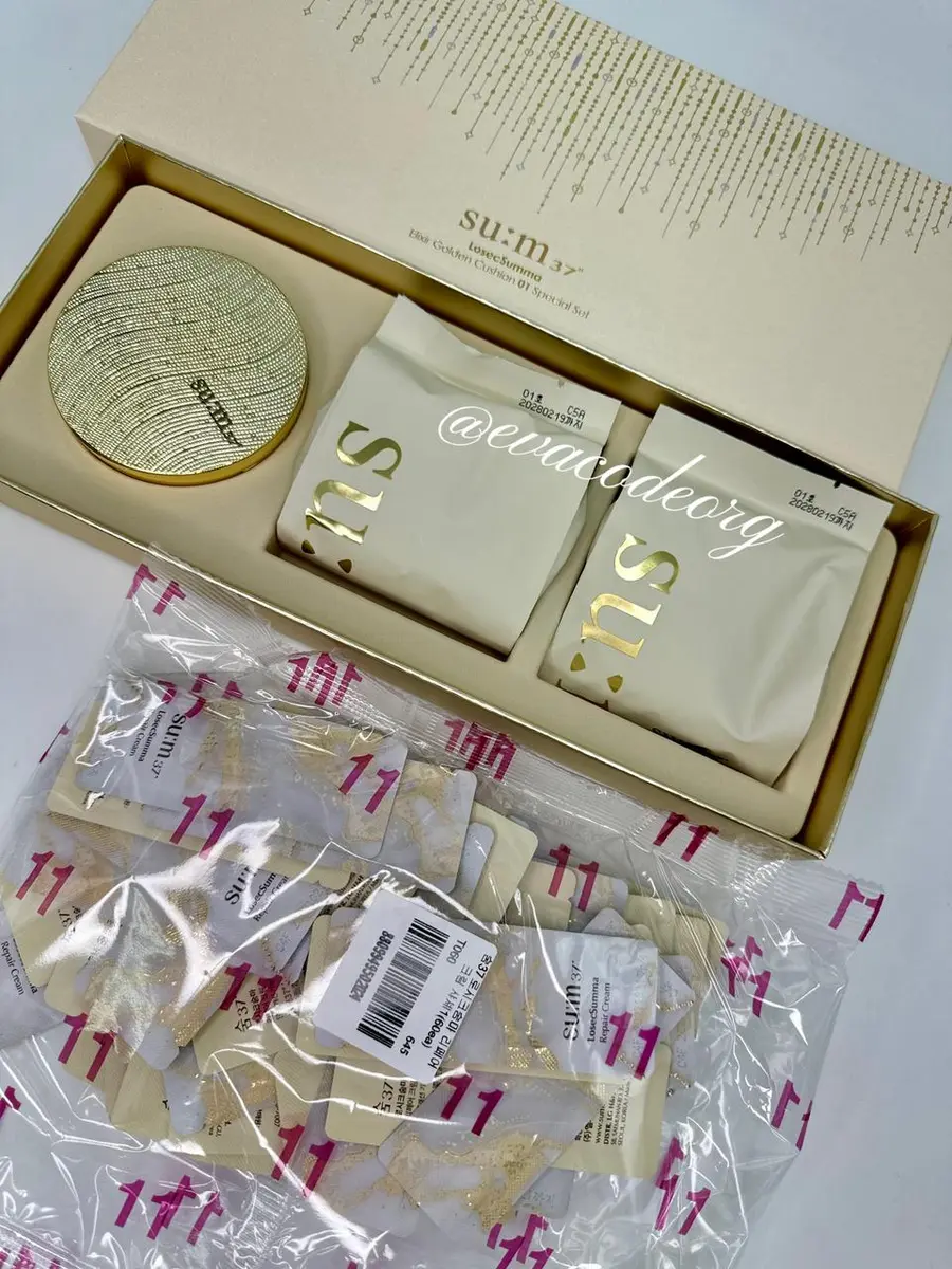 SU:M 37 LosecSumma Elixir Golden Cushion 01 Special Set (BOX 6)  (590 g)