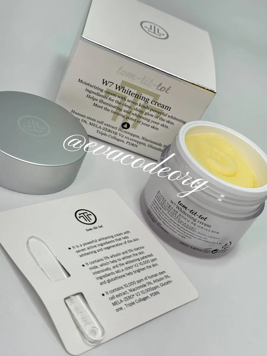 TOM-TIT-TOT (TTT) W7 WHITENING CREAM (Box 40) (250 g)