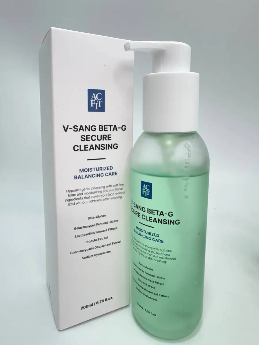 ACFIT V-SANG BETA-G SECURE  CLEANSING 200ml (BOX 24) (280 g)