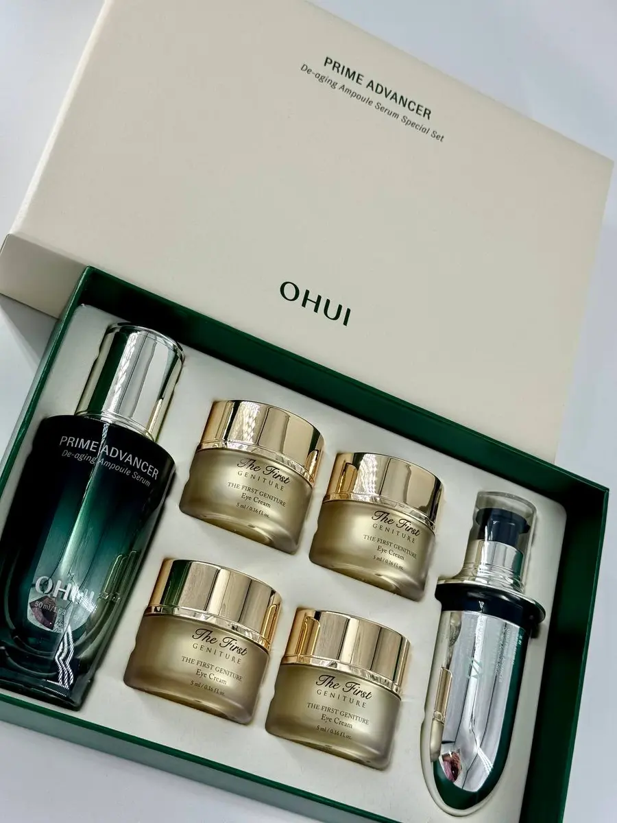 O HUI PRIME ADVANCER De-aging ampoule serum Special Set (Box 6) (690 g)