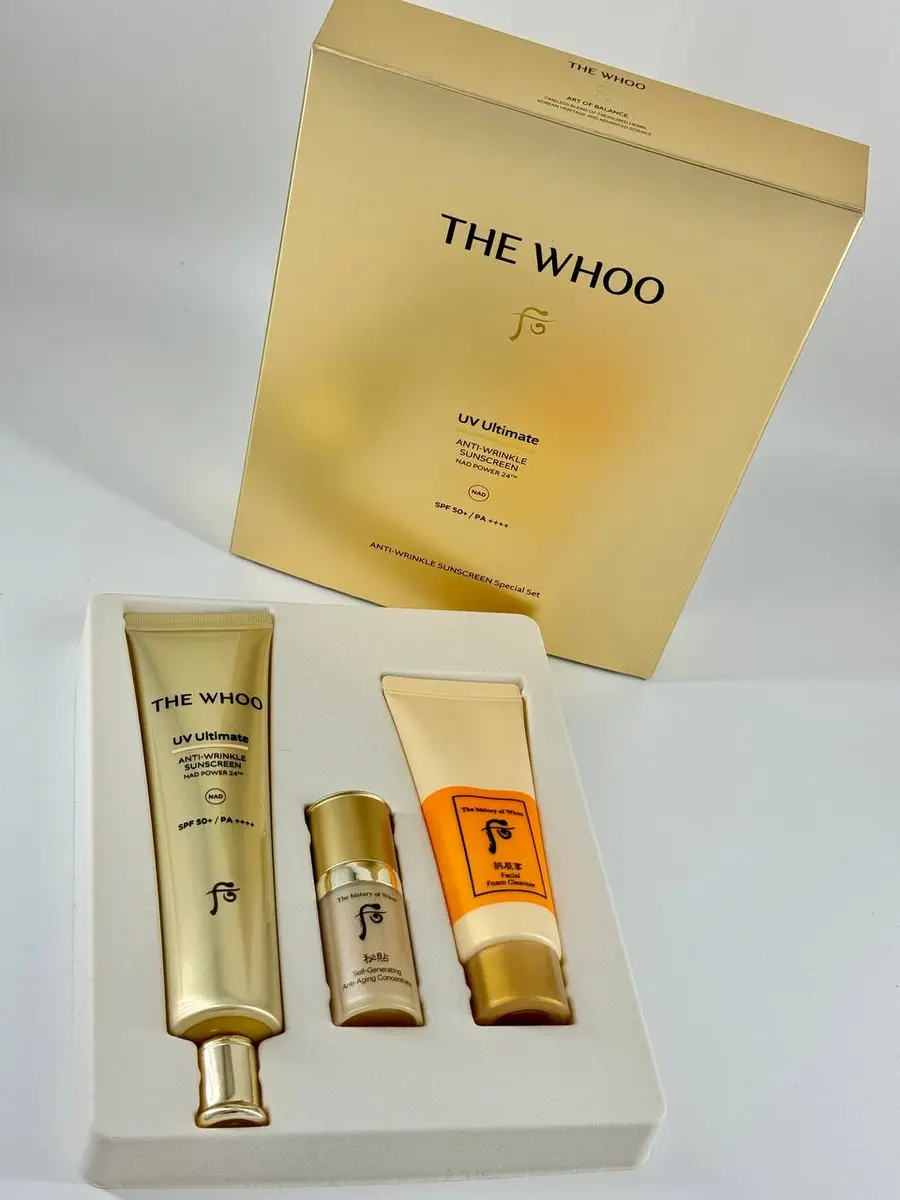 The Whoo UV Ultimate Anti-Wrinkle Sunscreen Special Set SPF50+/PA++++ (BOX 12) (230 g)