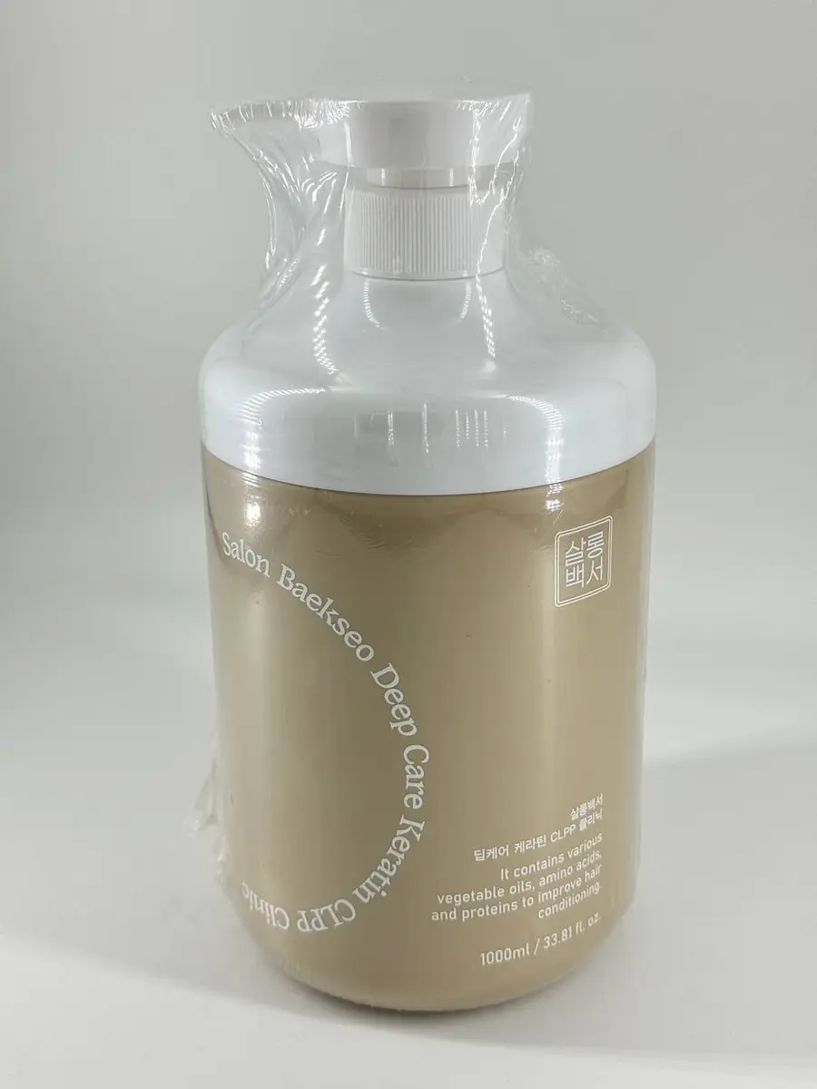 SALON BAEKSEO DEEP CARE KERATIN CLPP CLINIC 1000 ml (Box 15/5) (1140 g)