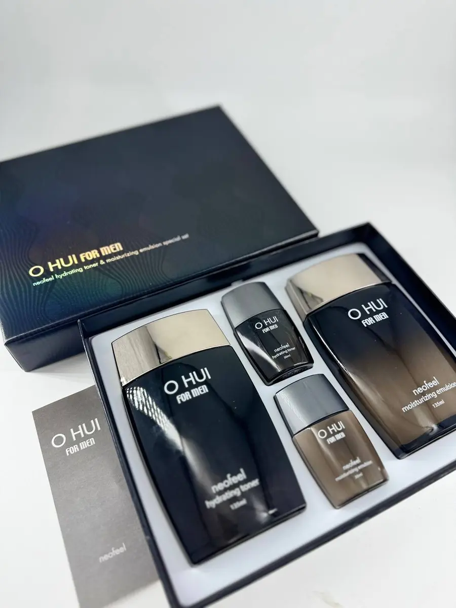 O HUI For MEN NeoFeel hydrating Toner & moisturizing emulsion Special Set (980 g) (Box 10)