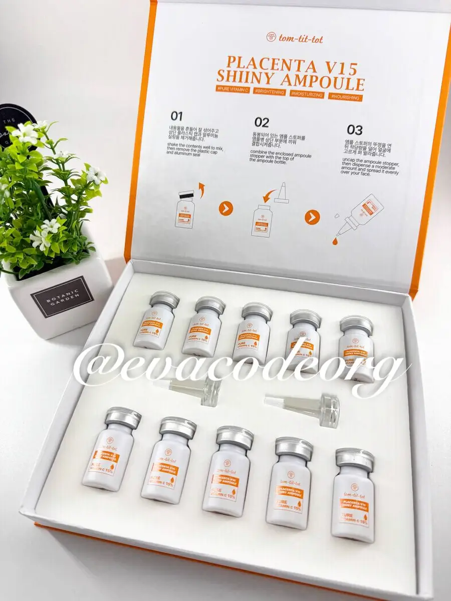 TOM-TIT-TOT (TTT) Placenta V15 Shiny Ampoule (Box 20) (400 g)