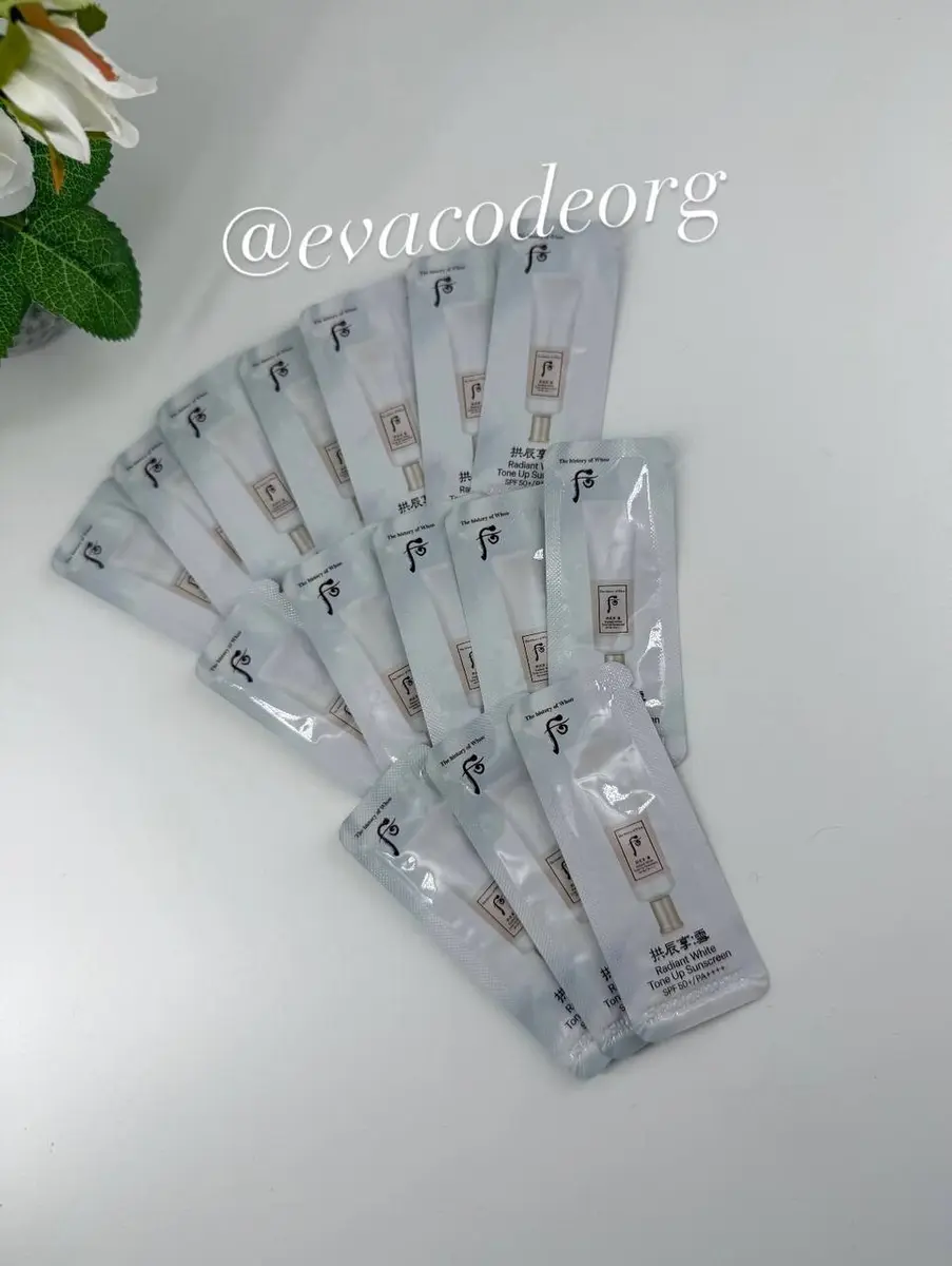 The history of Whoo Gongjinhyang: Seol Radiant White Tone Up Sunscreen SPF50+/PA++++ 1 ml * 120 ea (210 g)