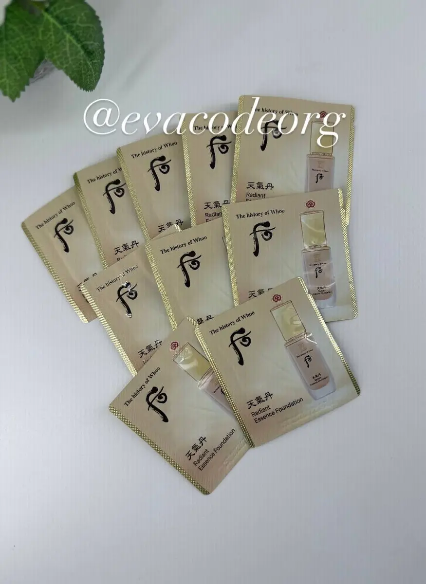 The history of Whoo Radiant Essence Foundation 21 Tone SPF35/PA++ 1ml * 120ea (250 g)