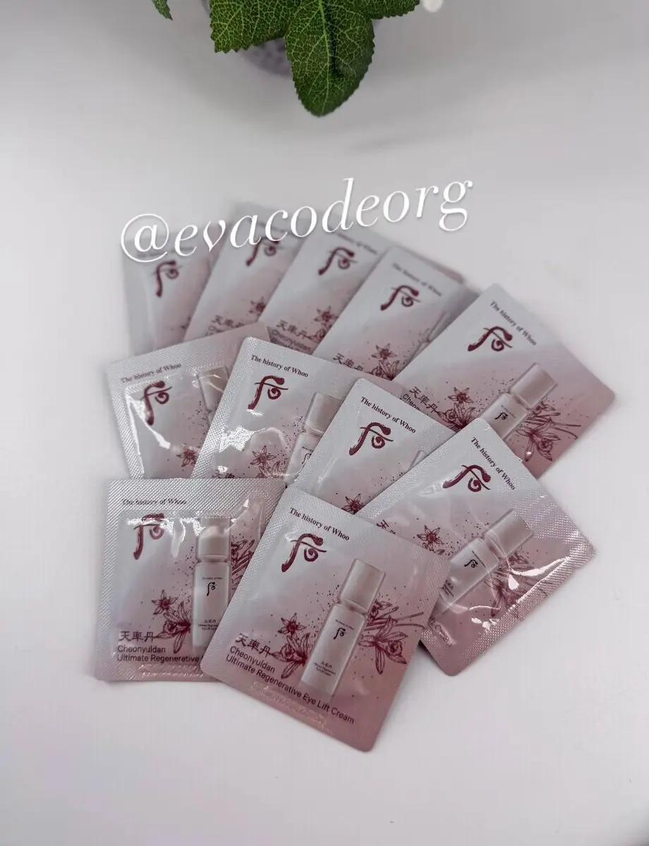 The history of Whoo Cheonyuldan Ultimate Regenerative Eye Lift Cream 1 ml * 120ea (230 g)