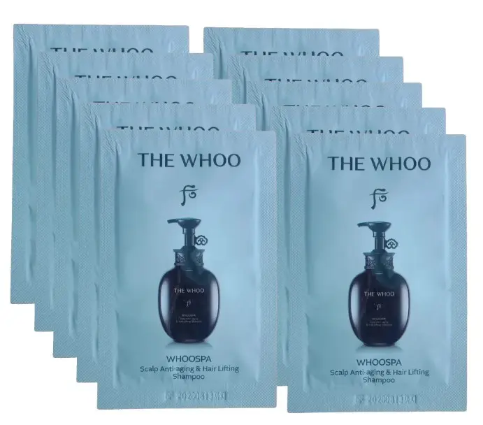THE WHOO WHOOSPA Scalp Anti-Aging and Hair Lifting Shampoo 7 ml * 100ea (980g)