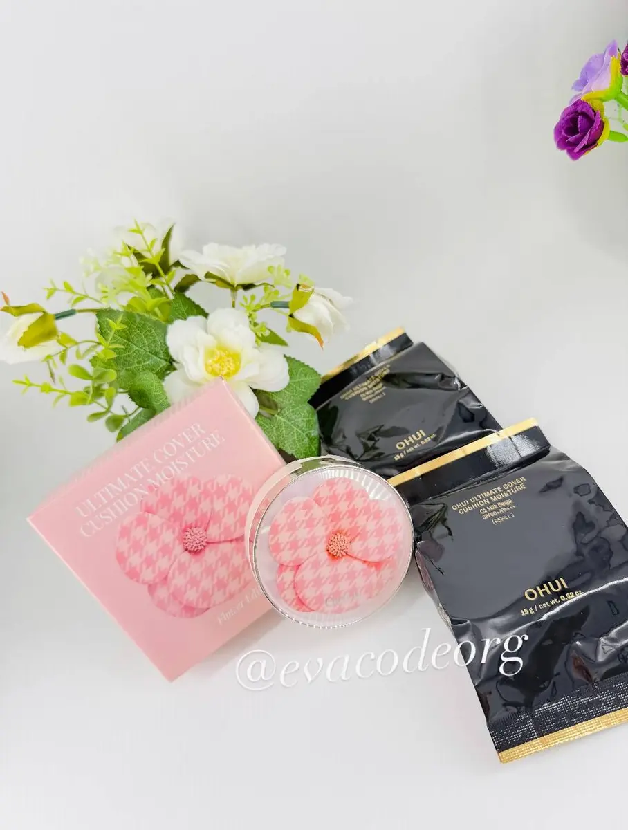 O HUI ULTIMATE COVER CUSHION Moisture FLOWER Edition  (BOX 12)  (280 g)