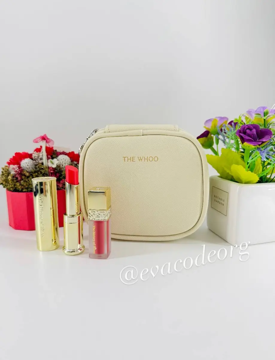 The History of Whoo Gongjinhyang: Mi Glow Lip Balm ROYAL RED Special Set (150 g) (Box 18)