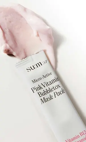 SU:M37 Micro-Active PinkVitamin Bubbletox Mask Pack 4ml*50pouch (BOX 12) (310 g)