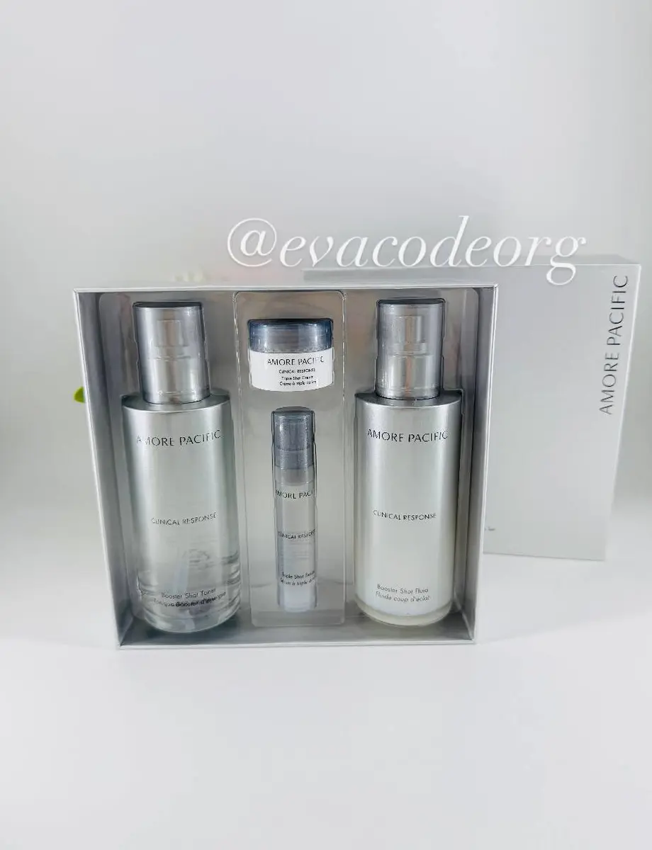 AMORE PACIFIC CLINICAL RESPONSE Booster Shot Toner & Fluid Duo Set (940 g)