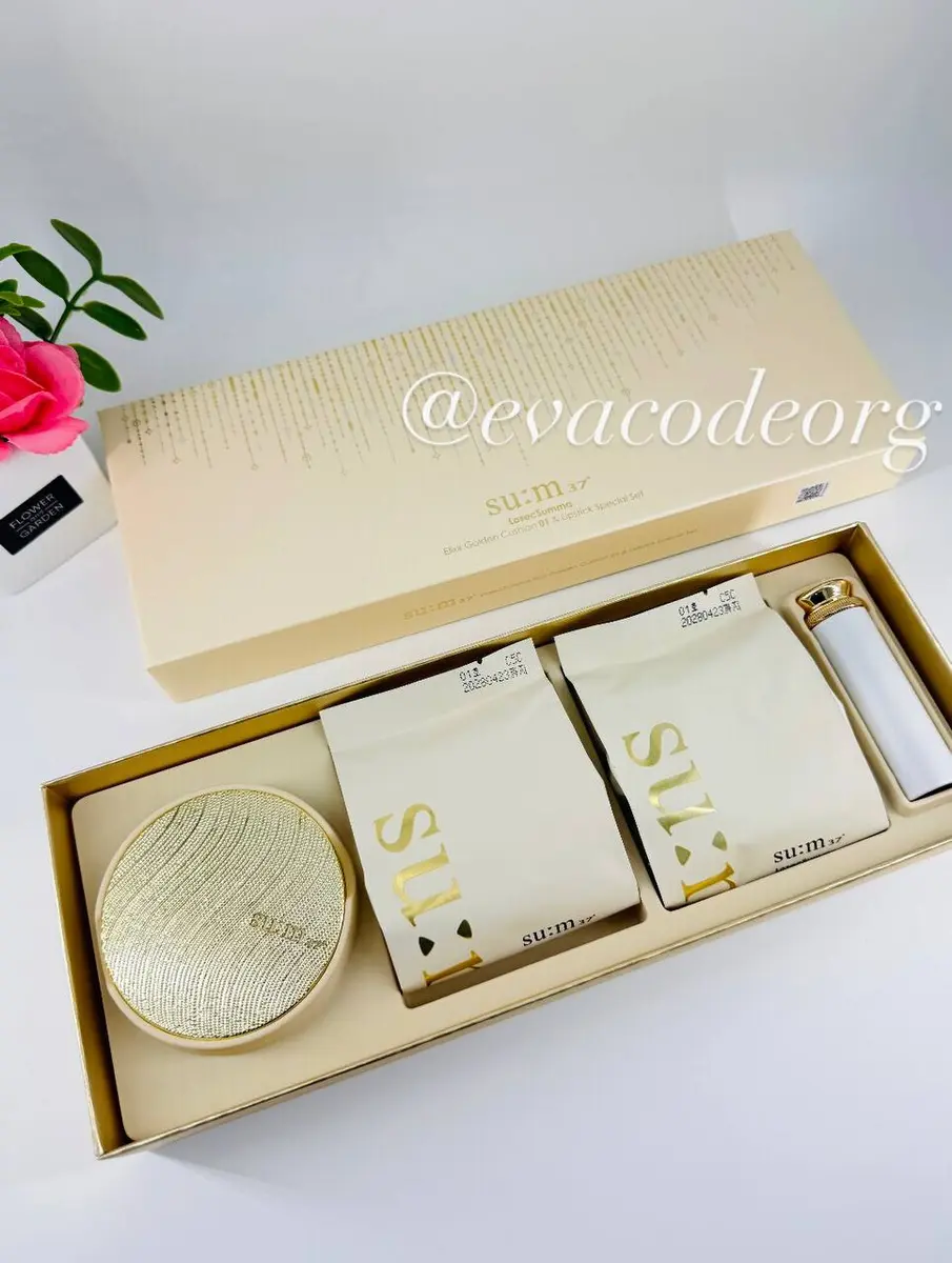 SU:M 37 LosecSumma Elixir Golden Cushion 01 & Lipstick Special Set  (400 g)