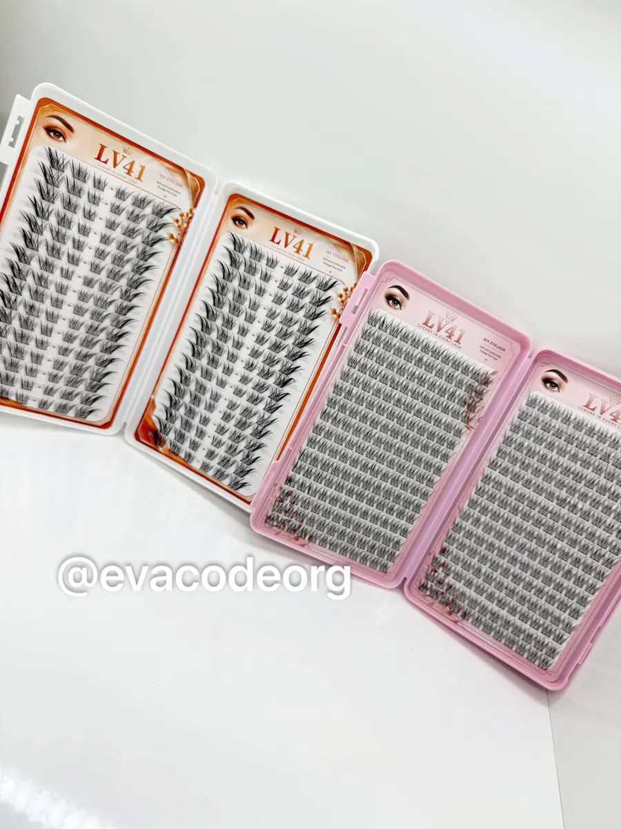 False Eyelashes LV41 (Need Glue) (60 g)