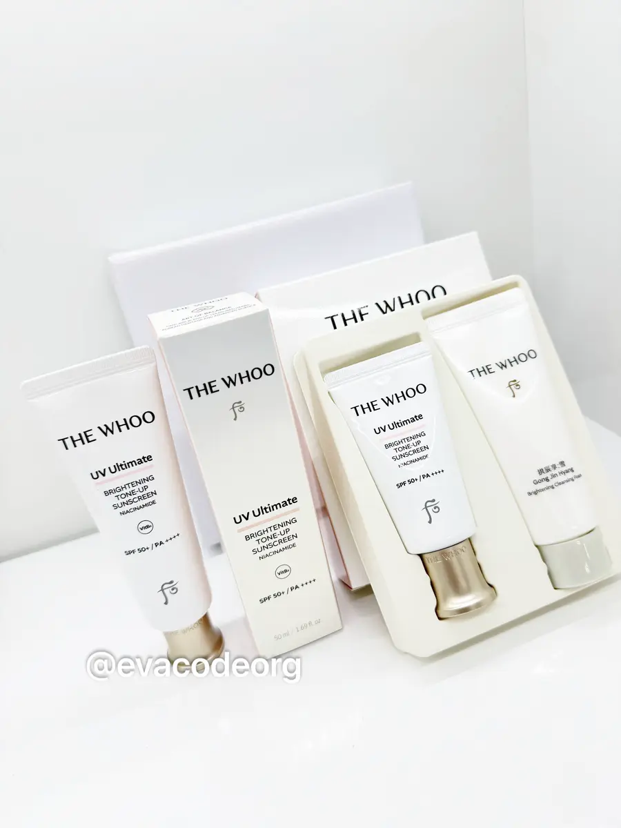 THE WHOO UV Ultimate Brightening Tone-Up Sunscreen Special Set SPF50+/PA++++ (BOX 14) (250 g)