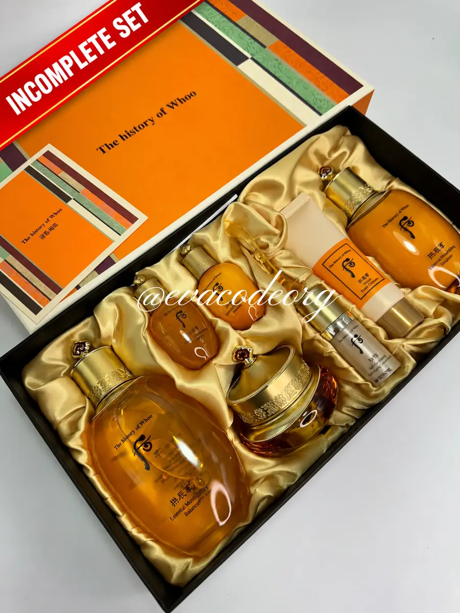 [INCOMPLETE SET] The history of Whoo Gongjinhyang 3pcs Special Set (1410 g)