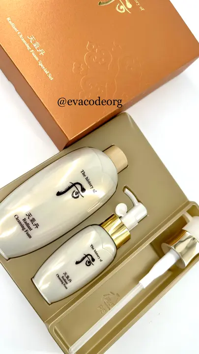 The history of Whoo Cheongidan Radiant Cleansing Foam Special Set (Box 12) (470 g)