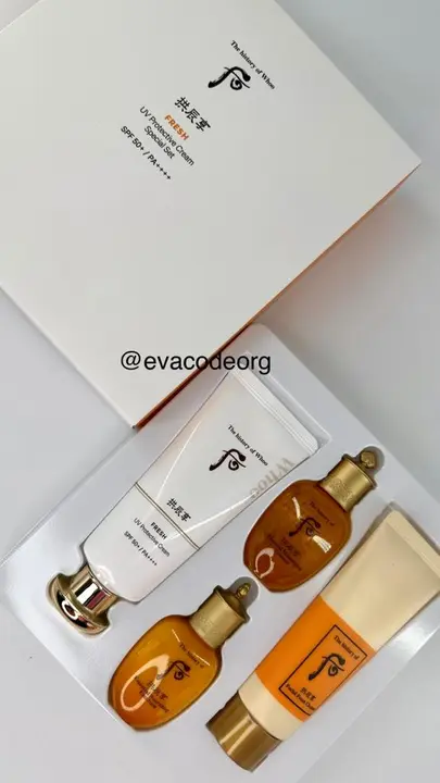 The history of Whoo FRESH UV Protective Cream Special Set (BOX 18) (280 g)