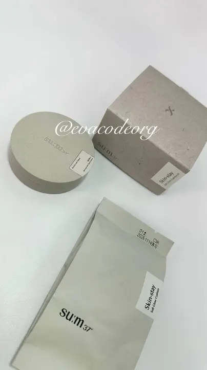 SU:M37 Skin-stay Soft Glow Cushion 1 refill SPF50+/PA+++ (BOX 24) (150 g)