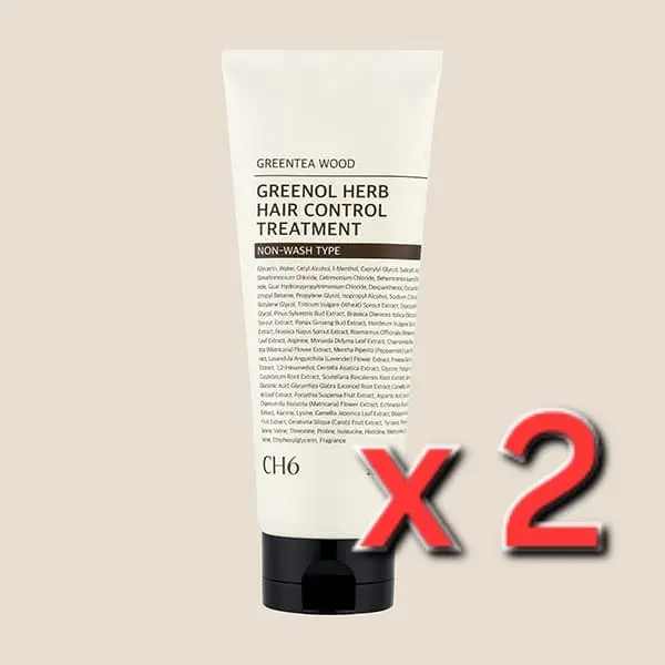 CH6 Greenol Herb Hair Control Treatment 200 ml х 2 (520 g)