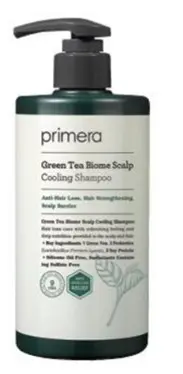 PRIMERA Green Tea Scalp Cooling Intensive Shampoo (470 g)