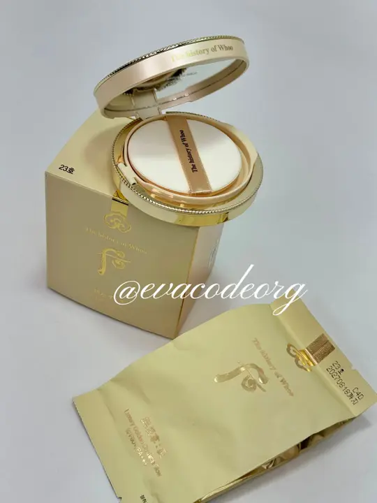 Тhe Нistory of Whoo luxury golden cushion glow SPF50+/PA+++ Tone: 23 (BOX 30)  (150 g)