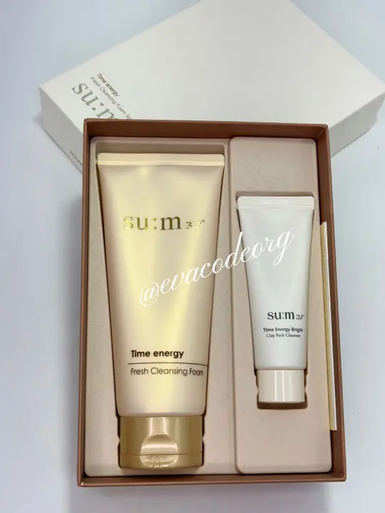 SU:M37 Time energy Fresh Cleansing Foam Special Set (510 g)