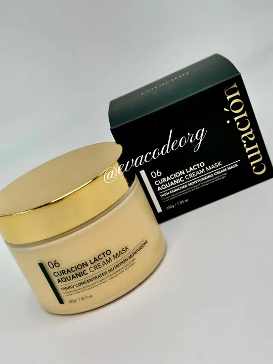 06 CURACION Lacto Aquanic Cream Mask (Box 60) (290 g)