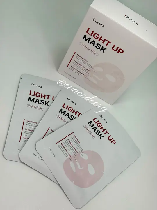 Dr. Cura Light Up Mask (RED)  (Box 20) (390 g)
