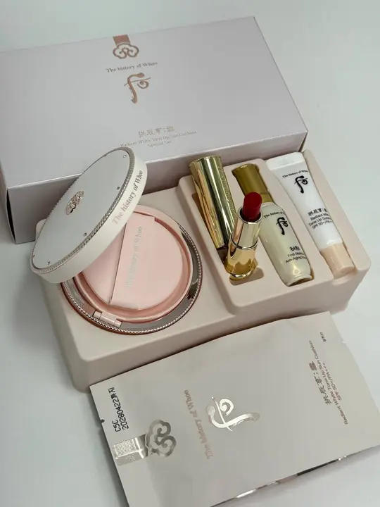 The History of Whoo Gongjinhyang: Seol Radiant White Tone Up Sun Cushion Special Set (BOX 8) (210 g)