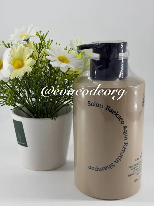 SALON BAEKSEO AQUA KERATIN SHAMPOO 500 ml (BOX10/20)  (560 g)