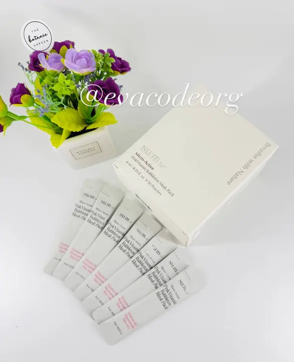 SU:M37 Micro-Active PinkVitamin Bubbletox Mask Pack 4ml*50pouch (BOX 12) (310 g)