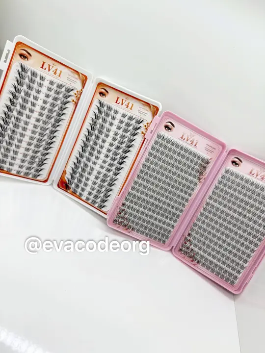 False Eyelashes LV41 (Need Glue) (60 g)