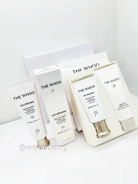 THE WHOO UV Ultimate Brightening Tone-Up Sunscreen Special Set SPF50+/PA++++ (BOX 14) (250 g)