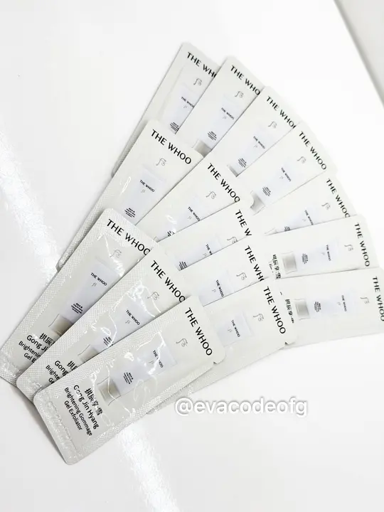 The WHOO Gong Jin Hyang Brightening Gommage Gel Exfoliator 1ml * 120ea (220 g)