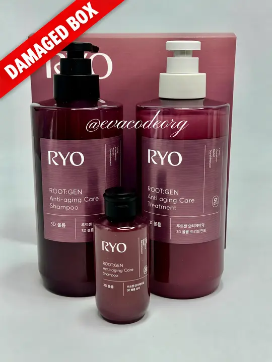[DAMAGED BOX]  RYO Root:Gen Anti-aging Care Shampoo Gift Set (BOX 8) (1460 g)