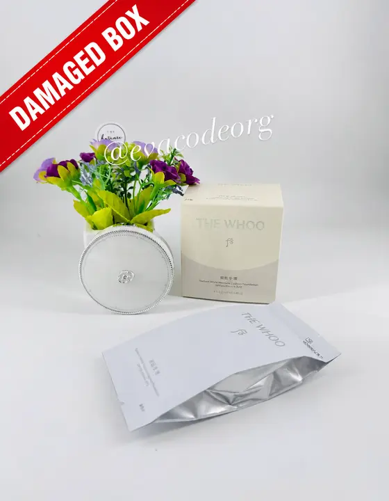 [DAMAGED BOX] The History of Whoo Gongjinhyang:Seol Radiant White Moisture Cushion Foundation   (150 g)