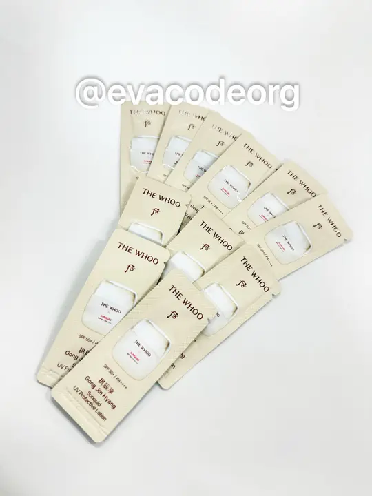 THE WHOO Gong Jin Hyang Sunquid UV Protective Lotion SPF50+/PA++++  1 ml * 120 ea  (220 g)